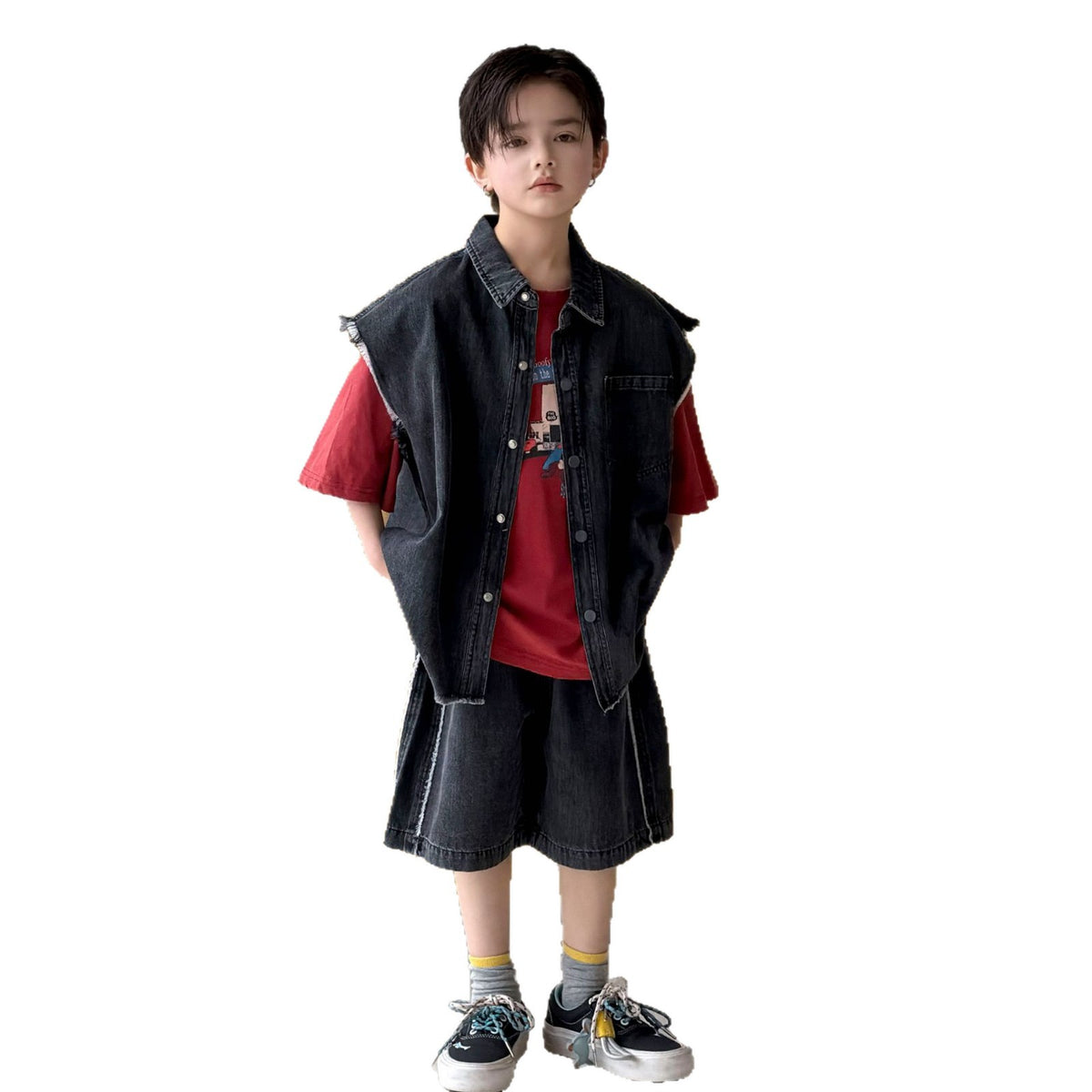 Boys' denim suit