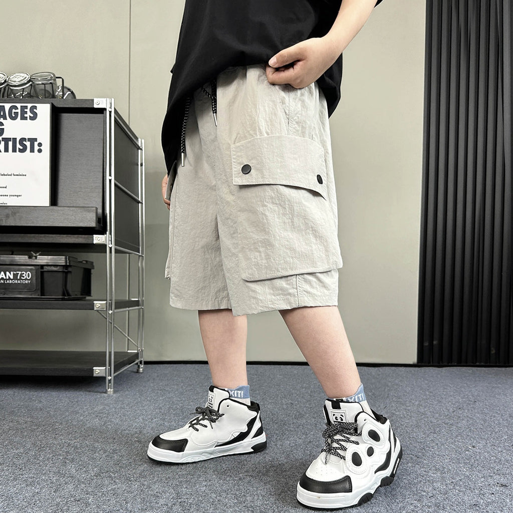Casual Shorts for BoysCargo Mid-Length Pants Kids