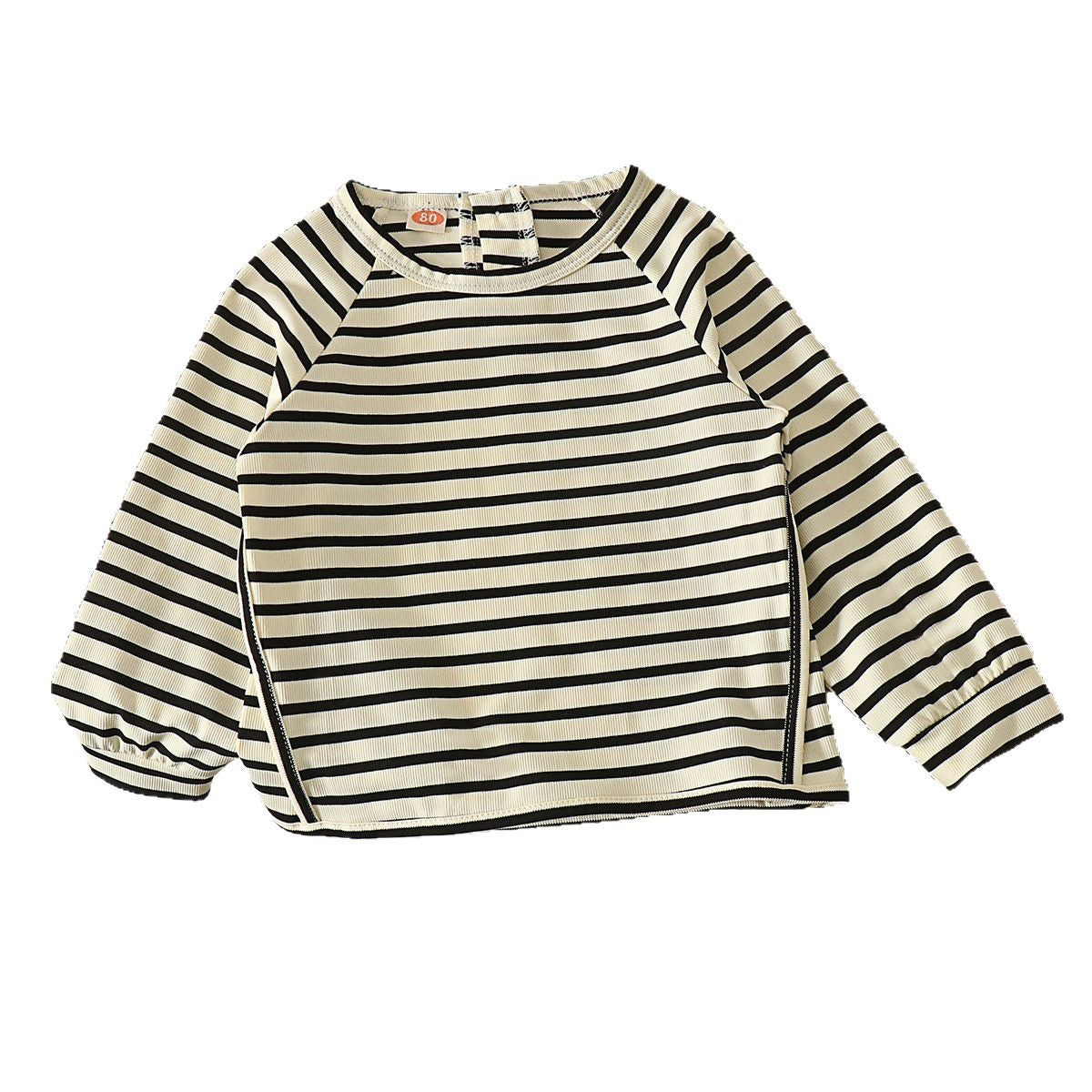 Casual Stripe Shirt for Boys  Kids' Single Layer Jacket, Children's Clothing