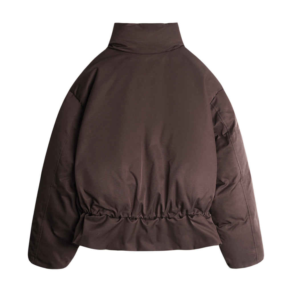 Plaid contrasting splicing cotton jacket for women