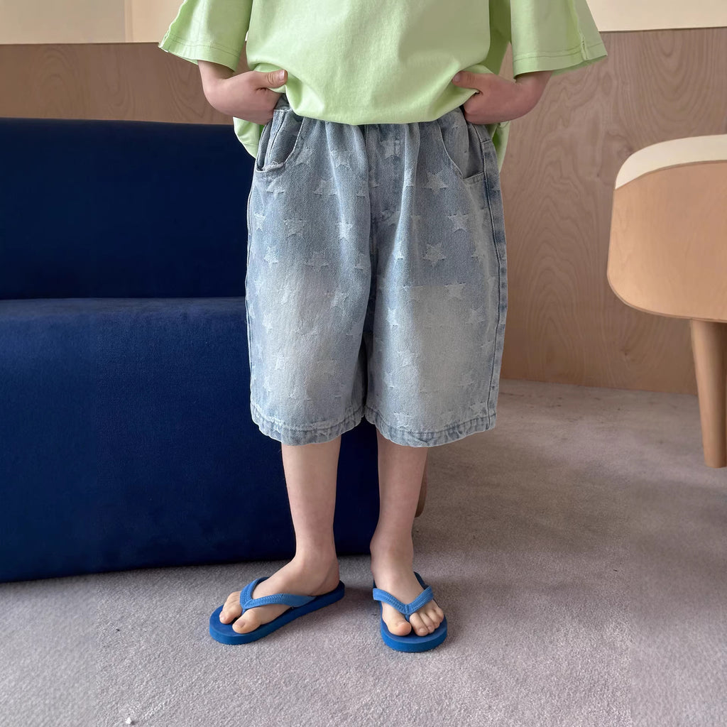 Boys' denim shorts