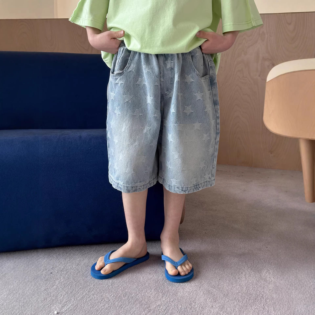 Boys' denim shorts