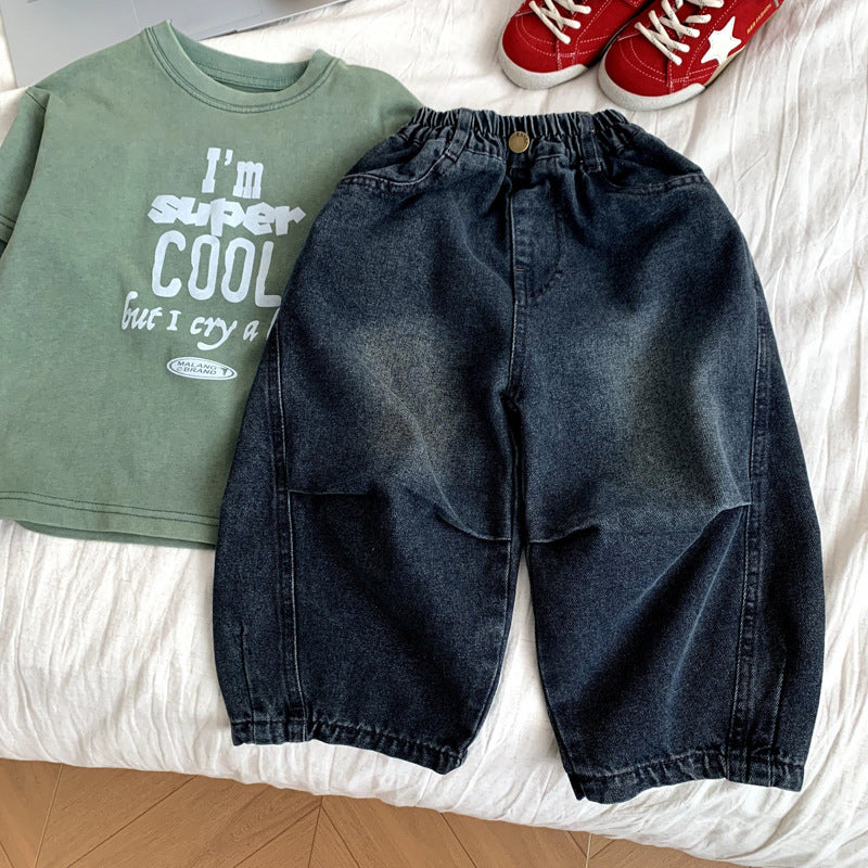 Boys' jeans and children's casual pants