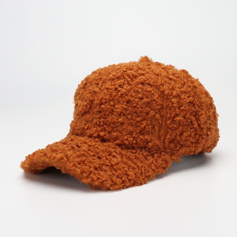 COKK Autumn Winter Baseball Cap Women Snapback Hats For Women Thick Warm Plush Baseball Cap Hip Hop Hat Female Casquette Gorra