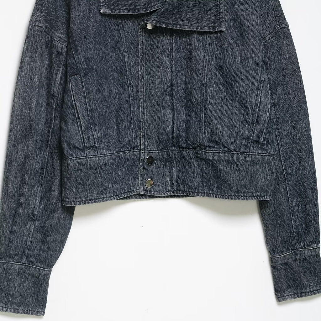Style Short Denim Jacket for Women