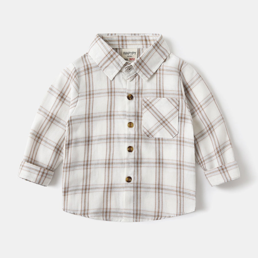 Boys' long sleeved shirt