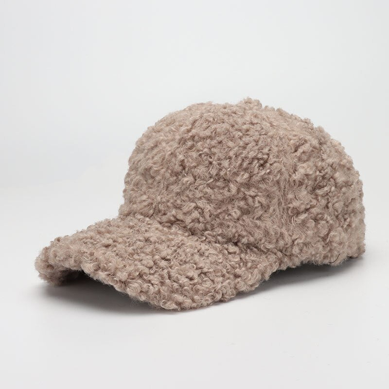 COKK Autumn Winter Baseball Cap Women Snapback Hats For Women Thick Warm Plush Baseball Cap Hip Hop Hat Female Casquette Gorra