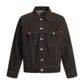 Dyed denim jacket