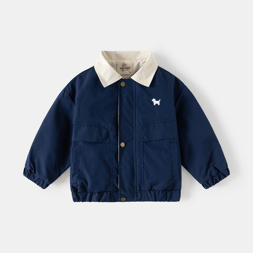 Casual Kids Jacket for Boys Baby Baseball Jacket Outerwear