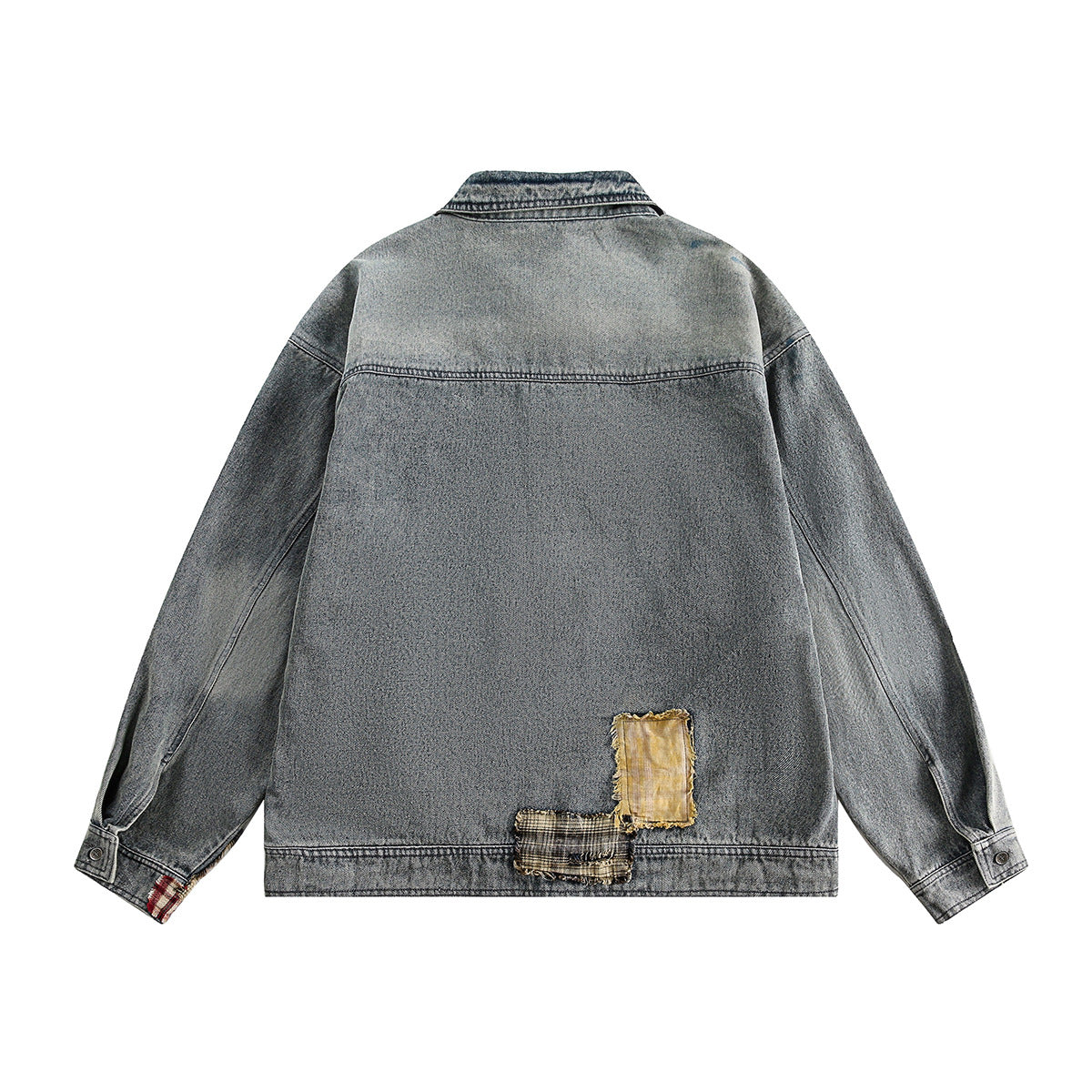 Washed denim jacket jacket