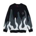 Full flame jacquard sweater