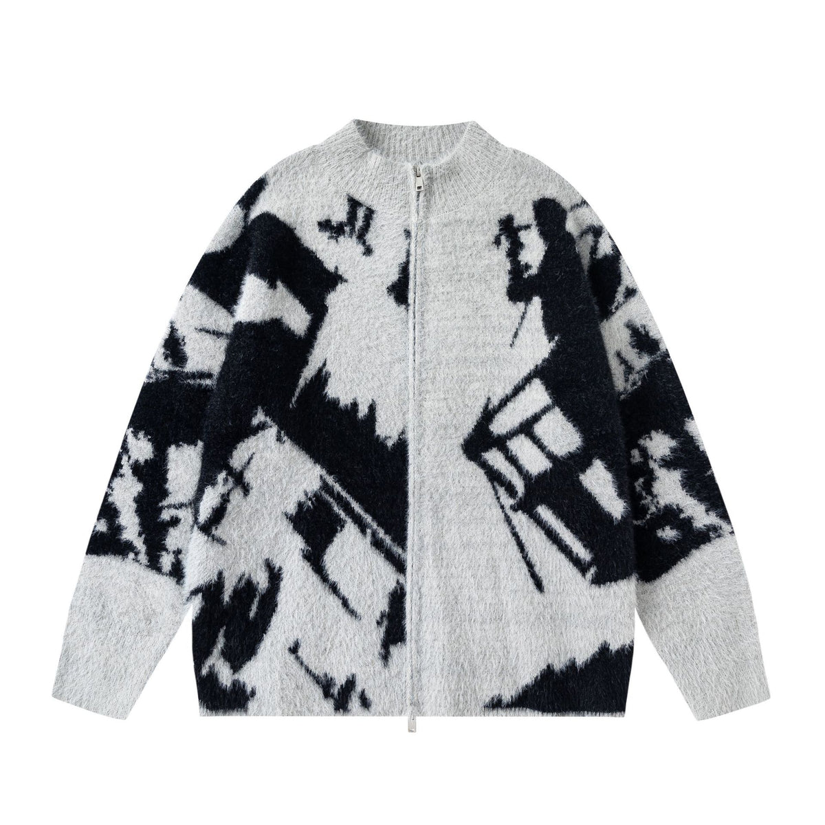 Cardigan sweater jacket knitted sweater