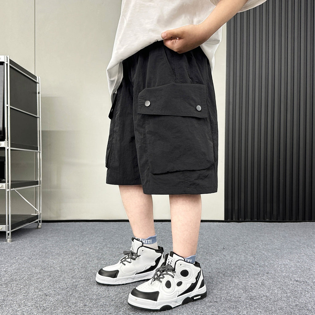 Casual Shorts for BoysCargo Mid-Length Pants Kids
