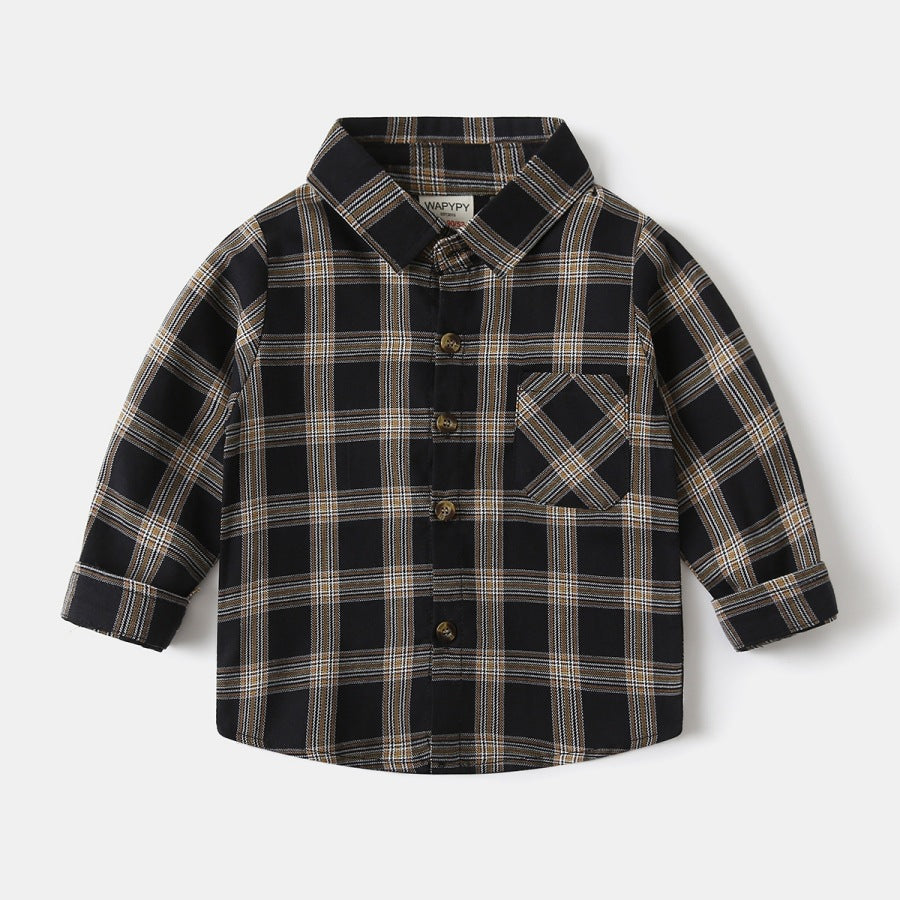 Boys' long sleeved shirt