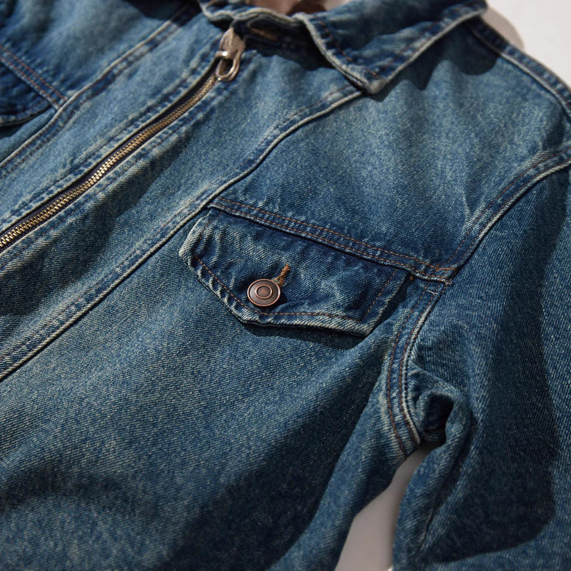 GROVIX Collar Denim