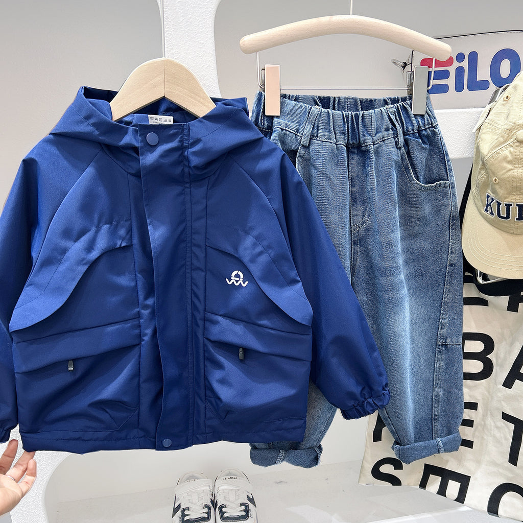 Boy's Spring Jacket Outerwear for Kids and Teens