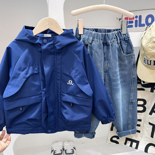 Boy's Spring Jacket Outerwear for Kids and Teens