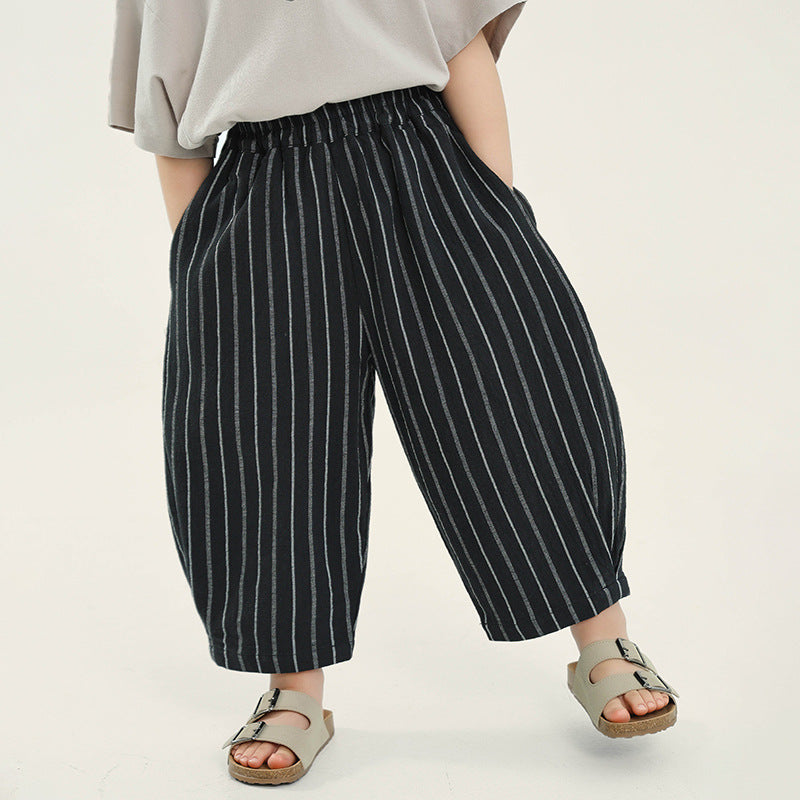 Striped boys' pants