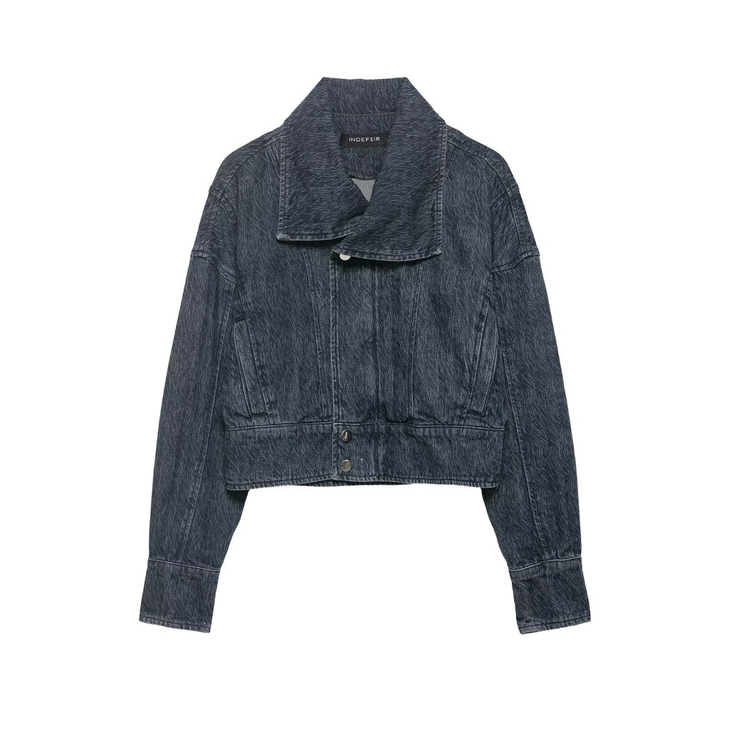 Style Short Denim Jacket for Women