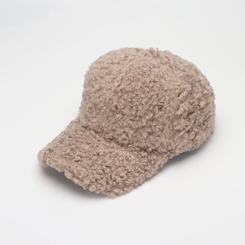 COKK Autumn Winter Baseball Cap Women Snapback Hats For Women Thick Warm Plush Baseball Cap Hip Hop Hat Female Casquette Gorra