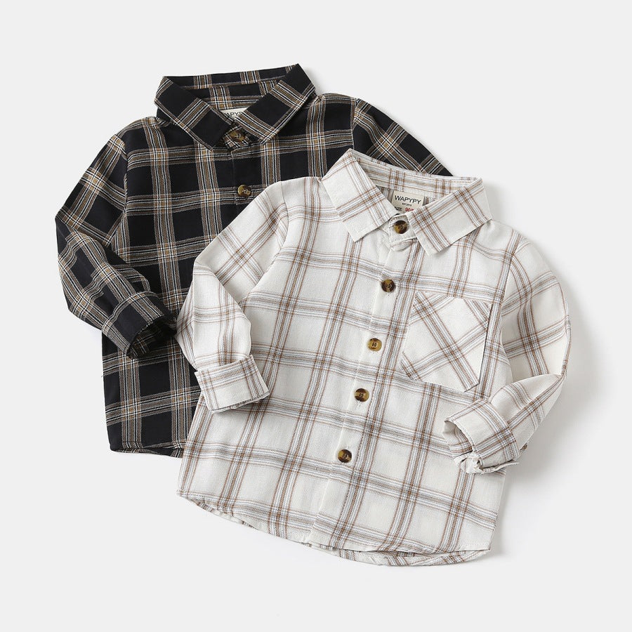 Boys' long sleeved shirt
