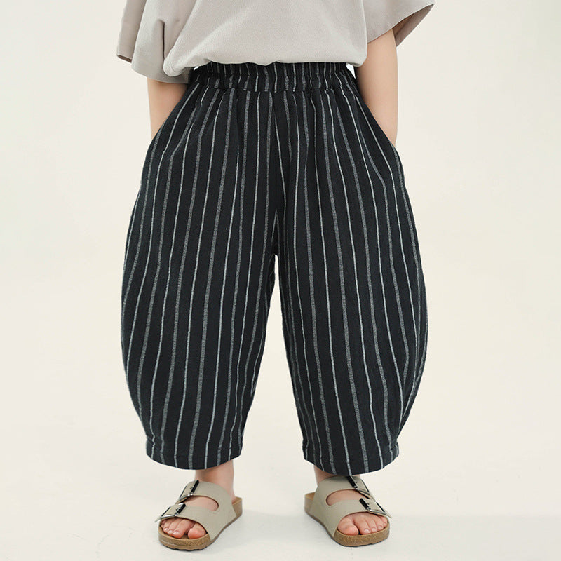 Striped boys' pants