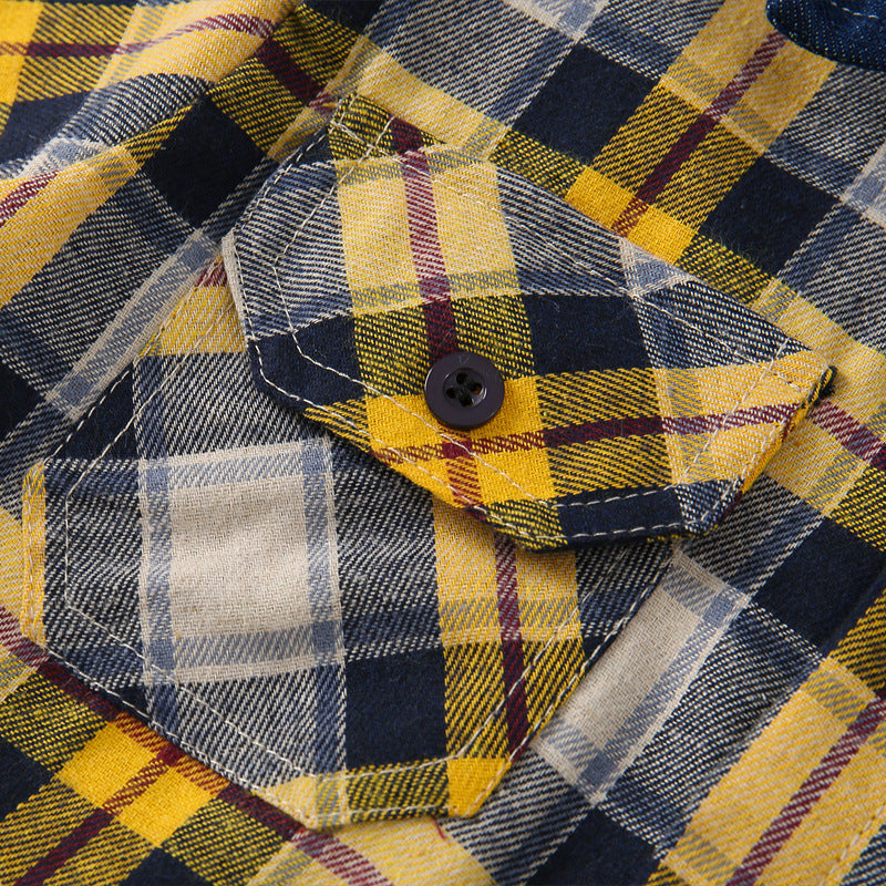 Boys' checkered shirt