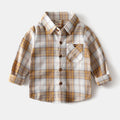 Boys' checkered shirt