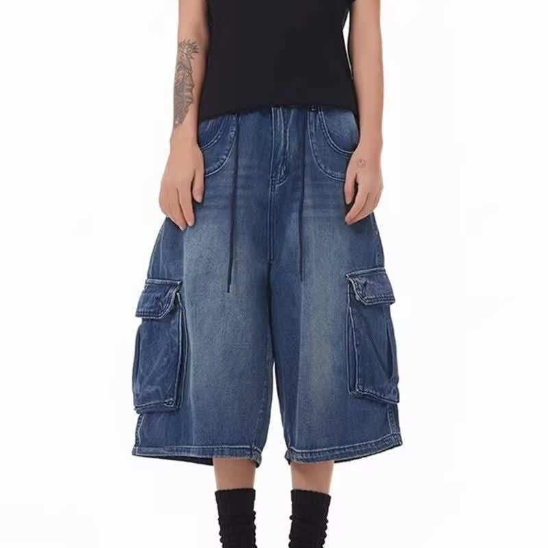 Denim Capri Pants for Men and Women
