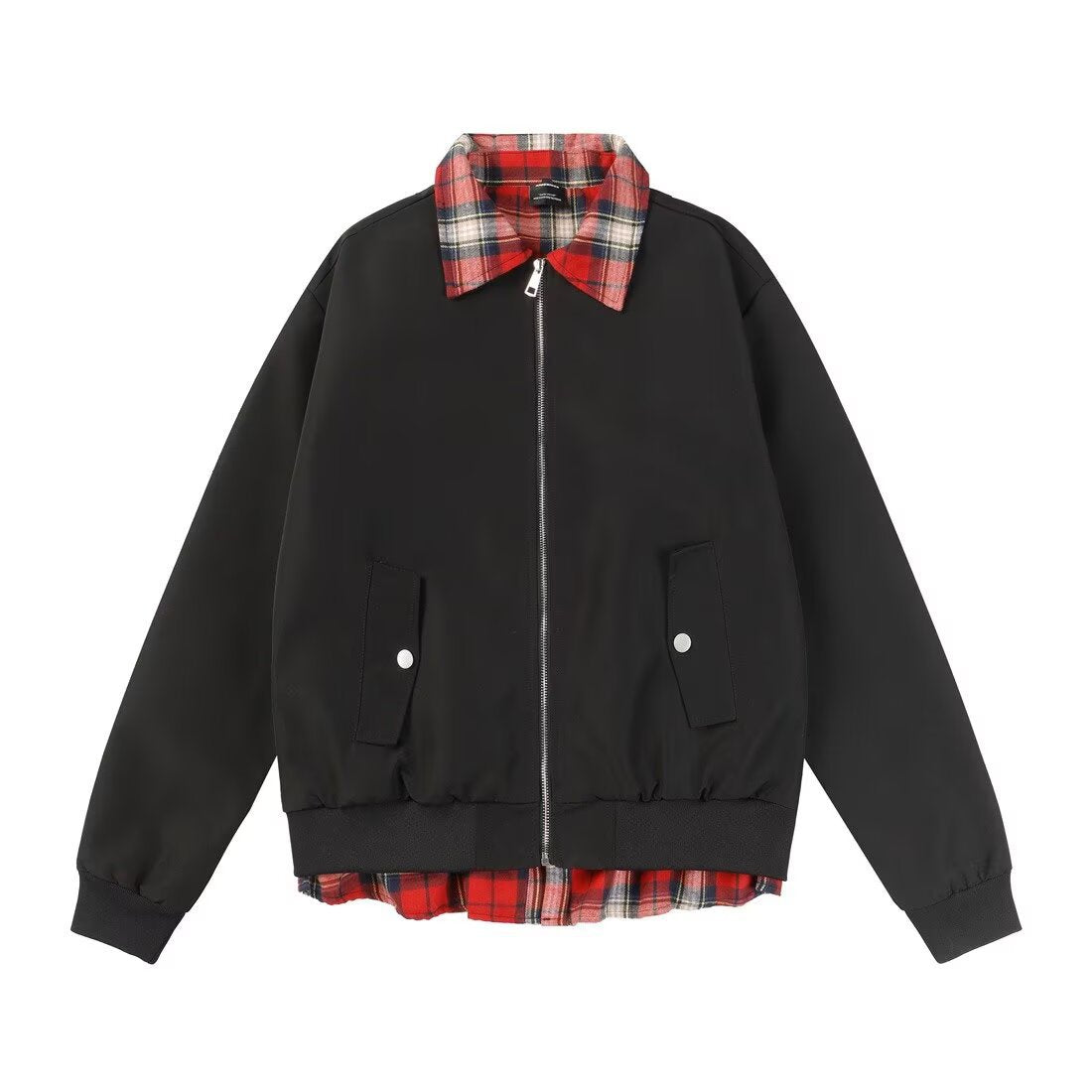 Cleanfit False Two-Piece Lapel Jacket for Women, Loose Trendy Jacket