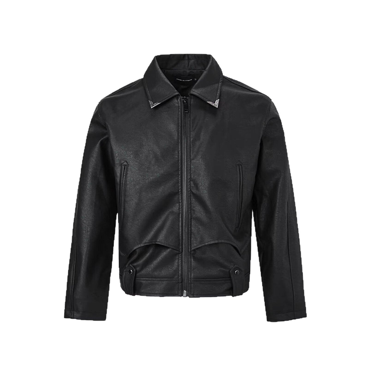 GROVIX Cracked Leather Jacket