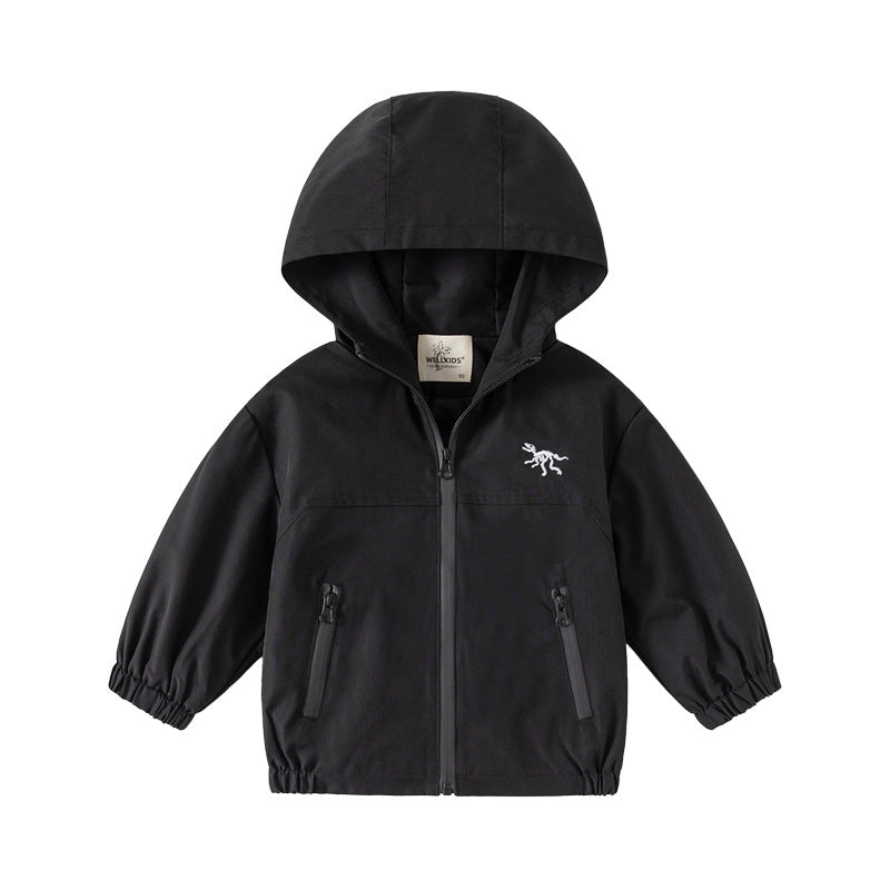Adventure Jacket for Boys  Lightweight Hooded Windbreaker Outerwear for Kids