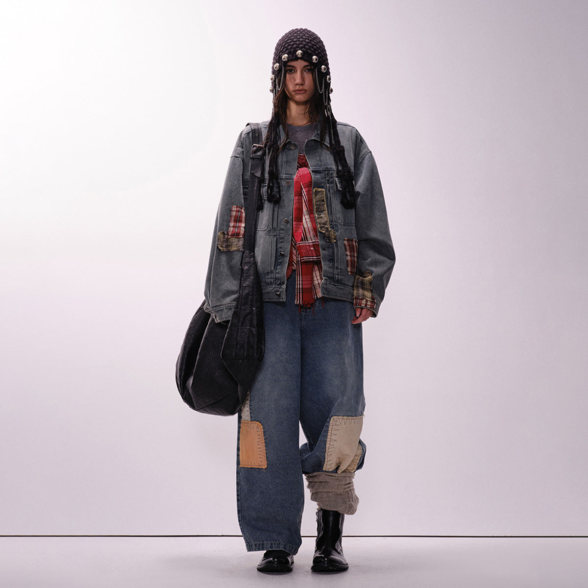 Washed denim jacket jacket