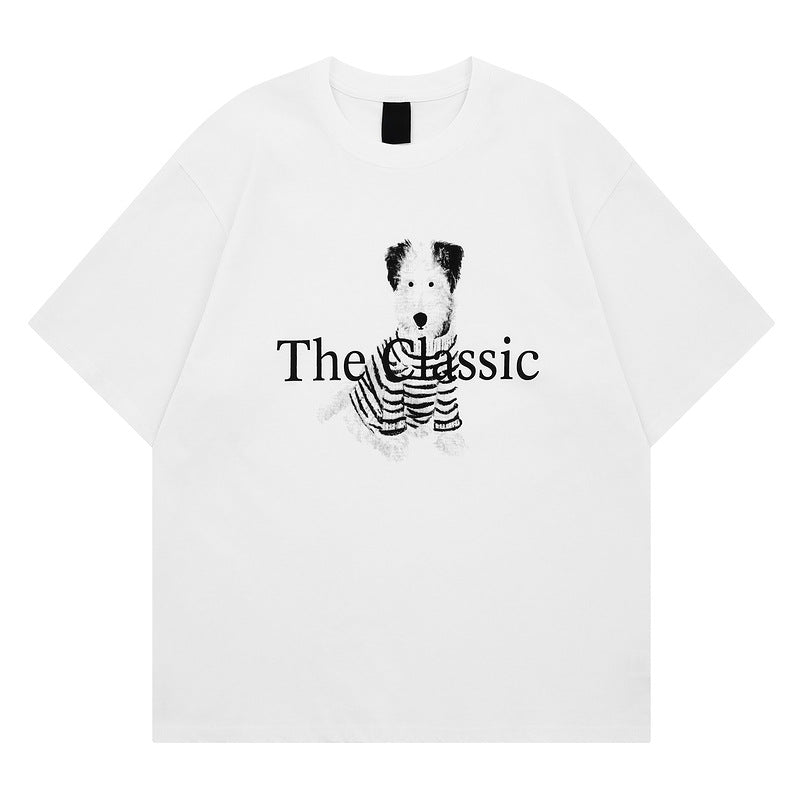 Short Sleeve T-Shirt Unisex Loose Oversize Summer Half-Sleeve
