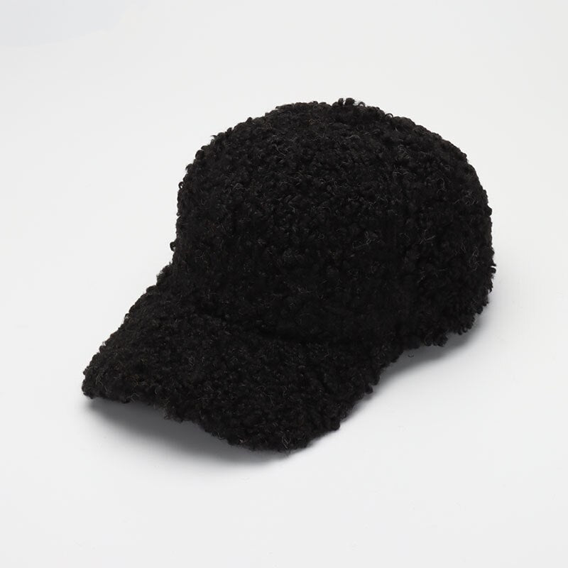 COKK Autumn Winter Baseball Cap Women Snapback Hats For Women Thick Warm Plush Baseball Cap Hip Hop Hat Female Casquette Gorra