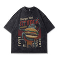 T-Shirt Men's Oversize Washed Faded Crew Neck Short Sleeve T-Shirt