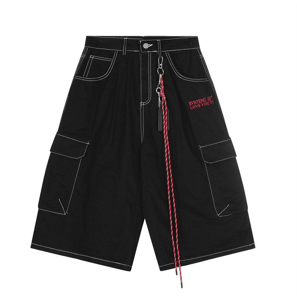 GROVIX Cargo Denim Short