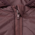 Autumn Winter Kids' Jacket for Boys and Girls Coffee Color Fleece Lined Hooded Short Warm Cotton Coat
