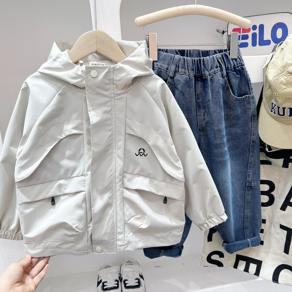 Boy's Spring Jacket Outerwear for Kids and Teens