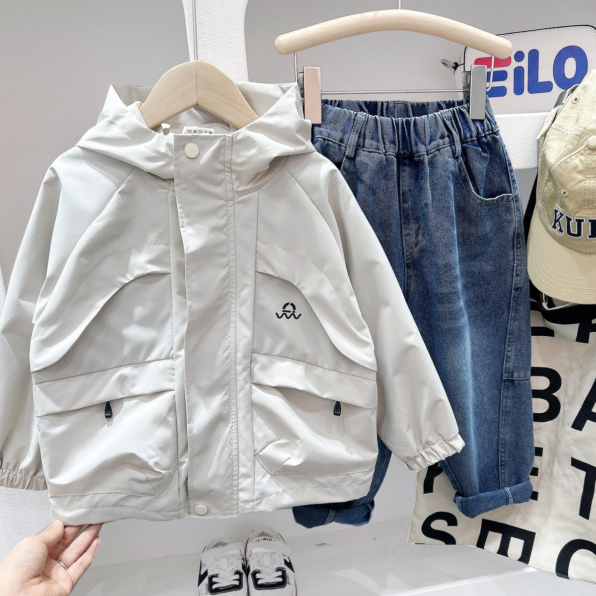 Boy's Spring Jacket Outerwear for Kids and Teens