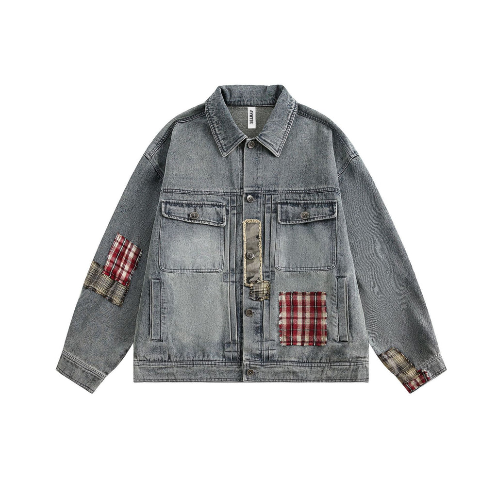 Washed denim jacket jacket