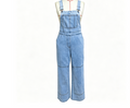 Women's denim long overalls