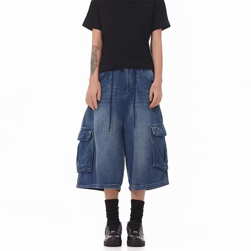 Denim Capri Pants for Men and Women