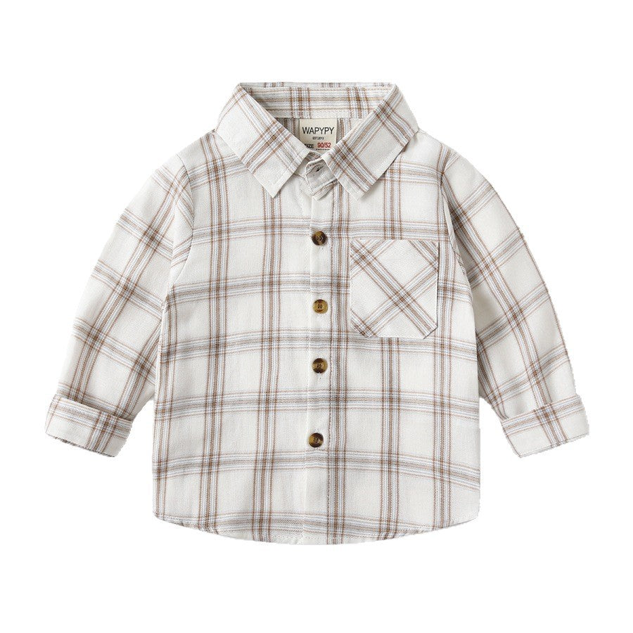 Boys' long sleeved shirt