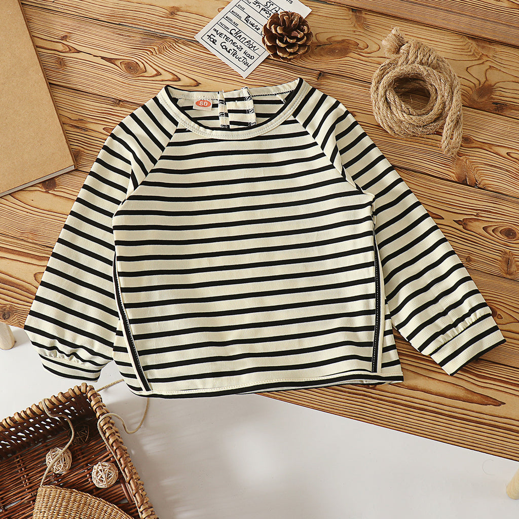 Casual Stripe Shirt for Boys  Kids' Single Layer Jacket, Children's Clothing