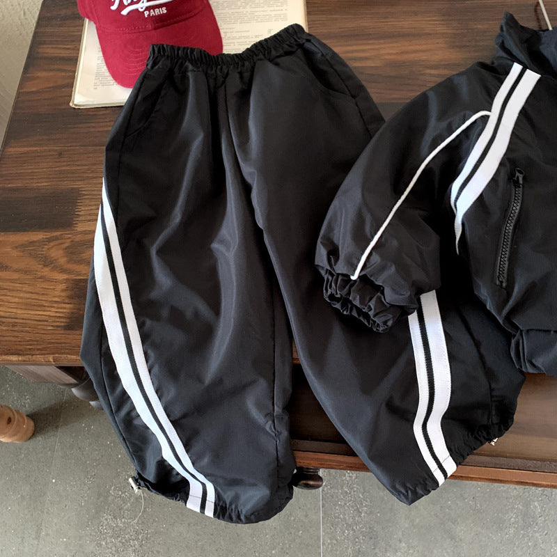 Boys' sports jacket set for spring and autumn