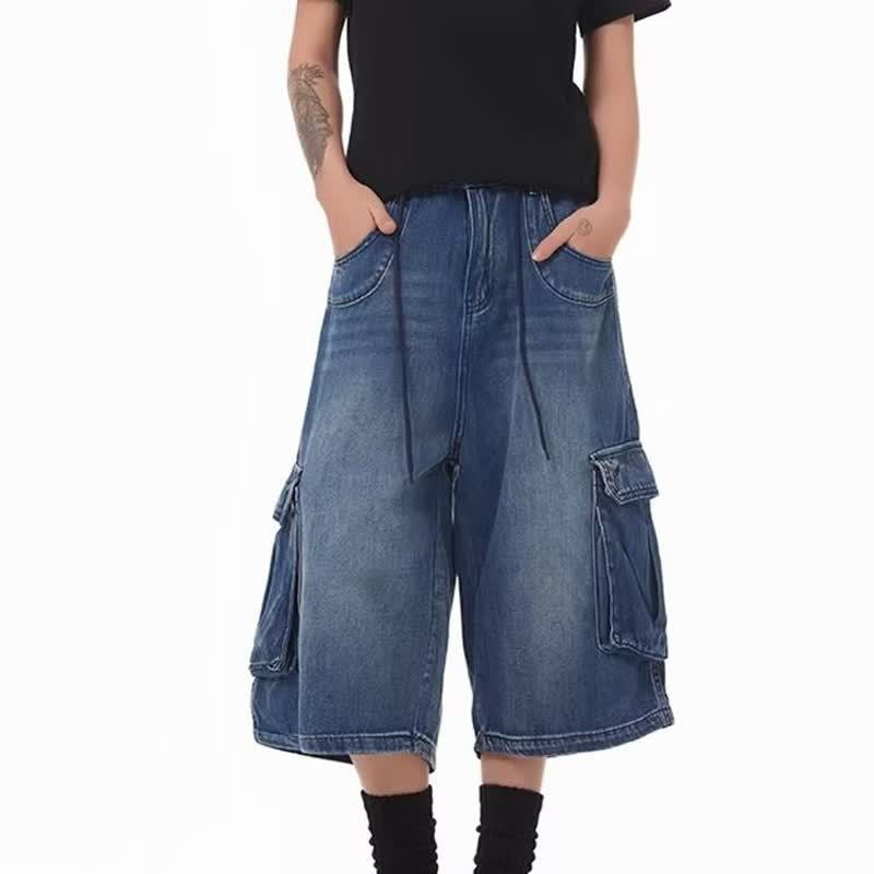 Denim Capri Pants for Men and Women