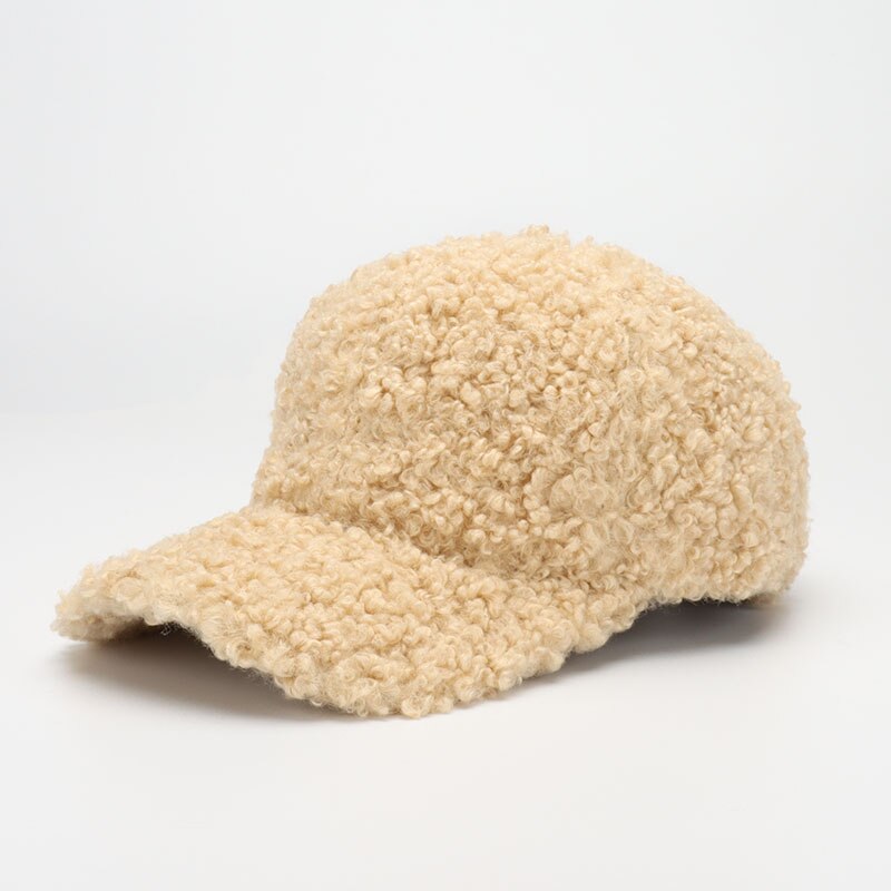 COKK Autumn Winter Baseball Cap Women Snapback Hats For Women Thick Warm Plush Baseball Cap Hip Hop Hat Female Casquette Gorra