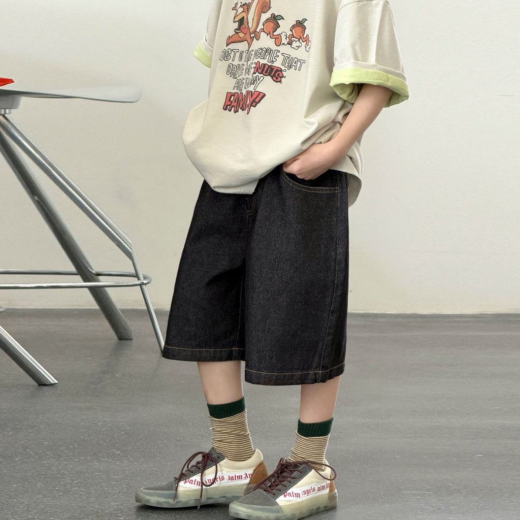Boys' denim shorts