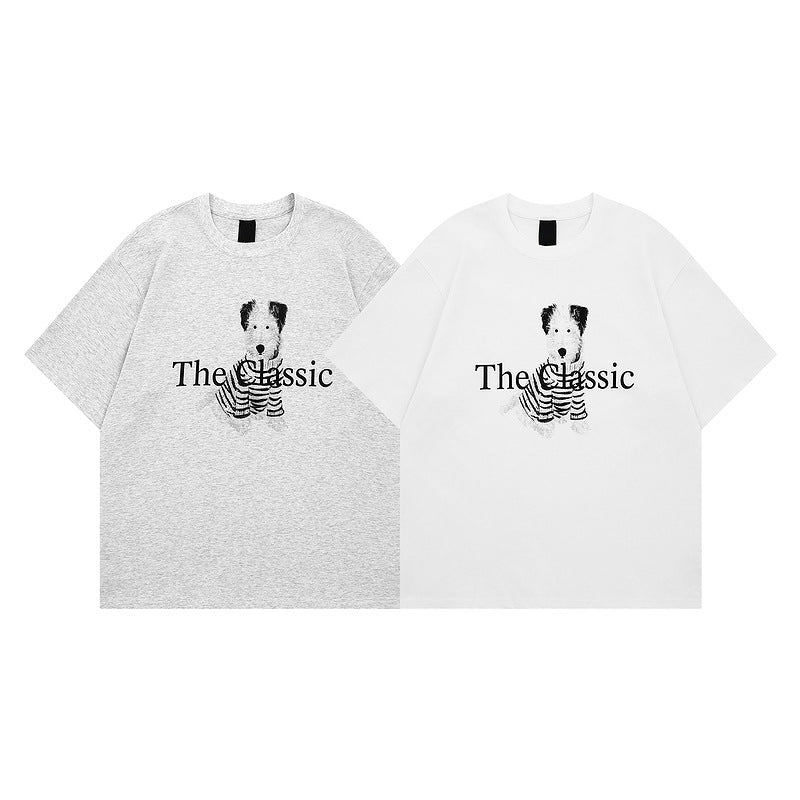 Short Sleeve T-Shirt Unisex Loose Oversize Summer Half-Sleeve
